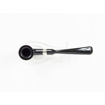 PIPA PETERSON SPECIALITY EBONY SILVER MOUNTED CALABASH - VERA ARGENTO