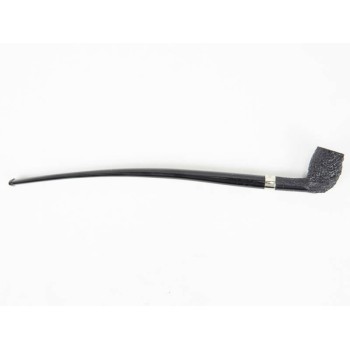 PIPA PETERSON CHURCHWARDEN SANDBLASTED BELGIQUE - VERA ARGENTO