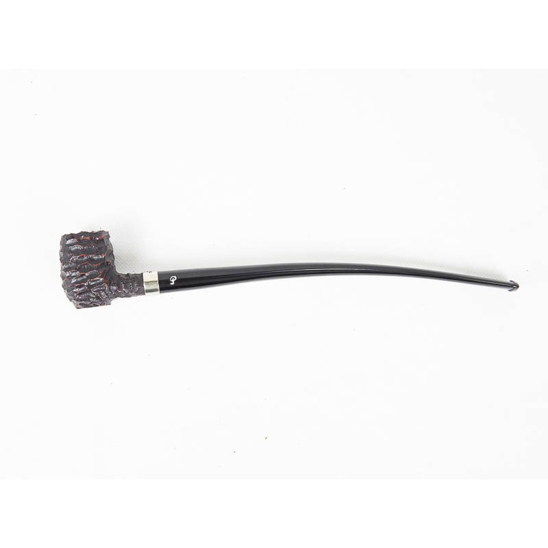 PIPA PETERSON CHURCHWARDEN RUSTICATED BARREL - VERA ARGENTO