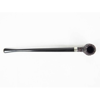 PIPA PETERSON CHURCHWARDEN RUSTICATED BARREL - VERA ARGENTO