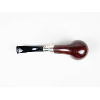 PIPA PETERSON WALNUT SPIGOT 68 BENT APPLE - SPIGOT ARGENTO