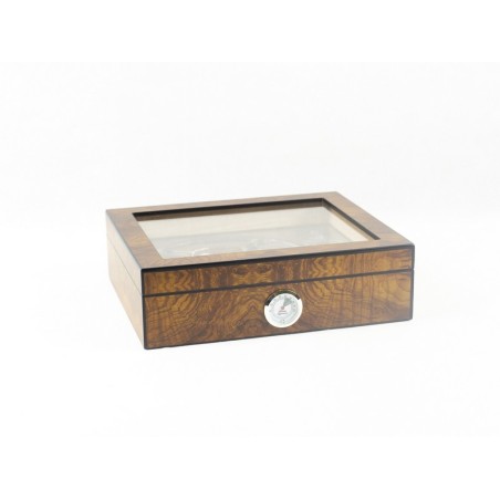 HUMIDOR LUBINSKI CON SET CIGAR RADICA OLMO MATT