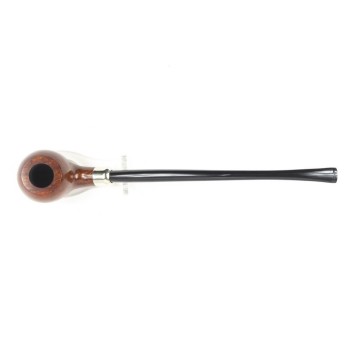 PIPA VAUEN DA LETTURA LISCIA 3602 CHURCHWARDEN BENT APPLE - VERA ARMY ARGENTO