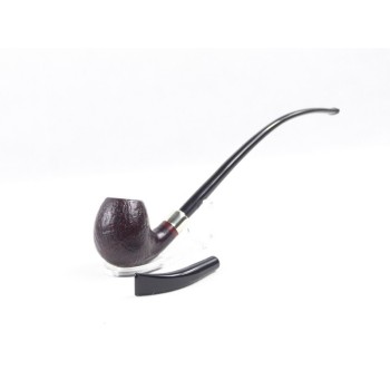 PIPA VAUEN DA LETTURA SABBIATA NERA 4604 CHURCHWARDEN FULL BENT APPLE - VERA ARMY ARGENTO