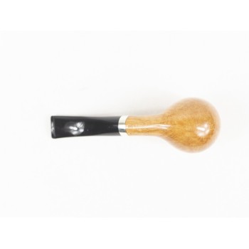 PIPA L'ANATRA 2 UOVA LISCIA NATURALE BENT BILLIARD - VERA ARGENTO