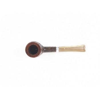 PIPA DUNHILL CUMBERLAND GRUPPO 4 4103 BILLIARD COLOURED MOUTHPIECE - VERA ARGENTO