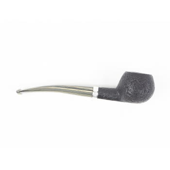 PIPA DUNHILL SHELL GRUPPO 4 4203 PRINCE COLOURED MOUTHPIECE - VERA ARGENTO