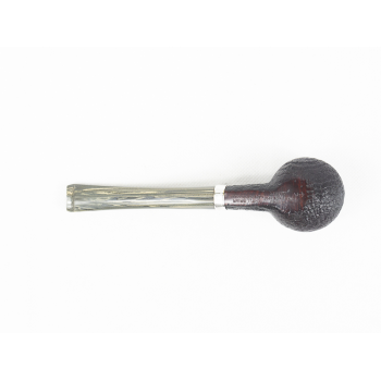 PIPA DUNHILL SHELL GRUPPO 4 4203 PRINCE COLOURED MOUTHPIECE - VERA ARGENTO