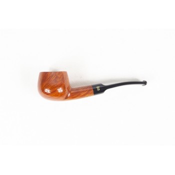 PIPA STANWELL HAND MADE POLISHED 242 HALF BENT POT