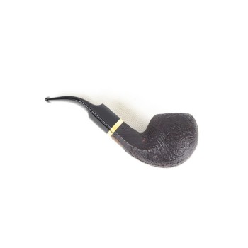 PIPA STANWELL DE LUXE SANDBLAST 15 BENT APPLE