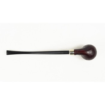 PIPA VAUEN DA LETTURA LISCIA 4602 CHURCHWARDEN BENT APPLE - VERA ARMY ARGENTO