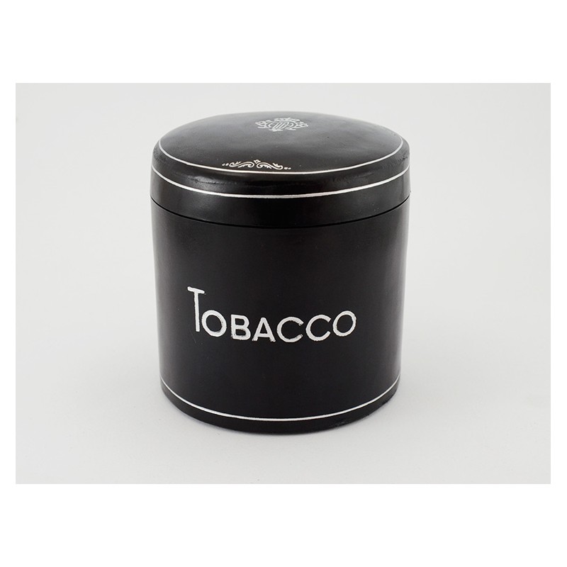 VASO PORTATABACCO ARTIGIANI DEL RE BLACK CARBON