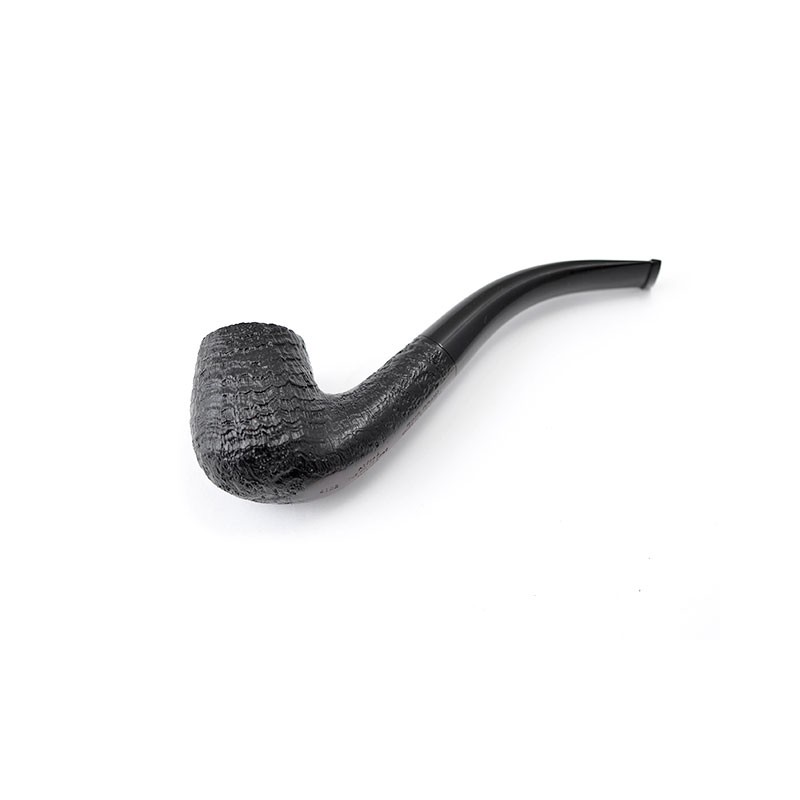 PIPA DUNHILL SHELL RING GRAIN GRUPPO 4 4102 BENT BILLIARD