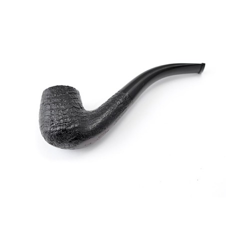 PIPA DUNHILL SHELL RING GRAIN GRUPPO 4 4102 BENT BILLIARD