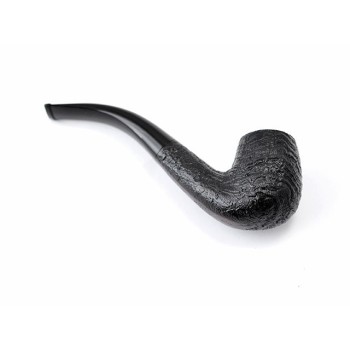 PIPA DUNHILL SHELL RING GRAIN GRUPPO 4 4102 BENT BILLIARD