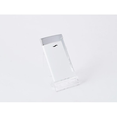 ACCENDINO DUPONT SLIM 7 BIANCO/CROMO