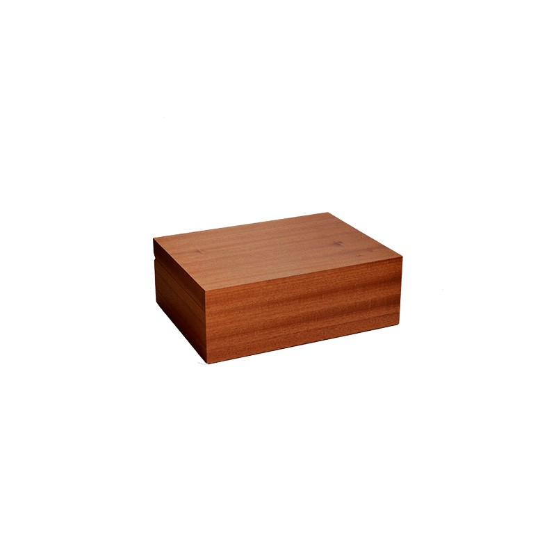 HUMIDOR CARTUJANO IN LEGNO NATURALE SAPELLI