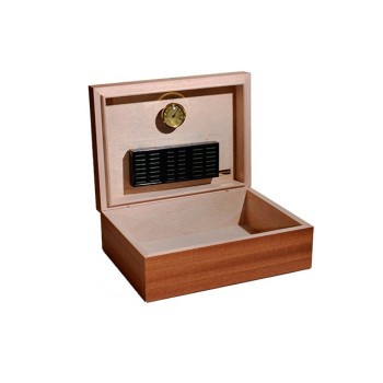 HUMIDOR CARTUJANO IN LEGNO NATURALE SAPELLI