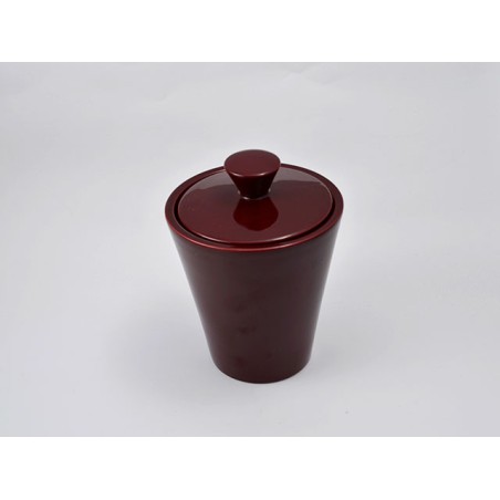 VASO PORTATABACCO SAVINELLI CERAMICA BORDEAUX