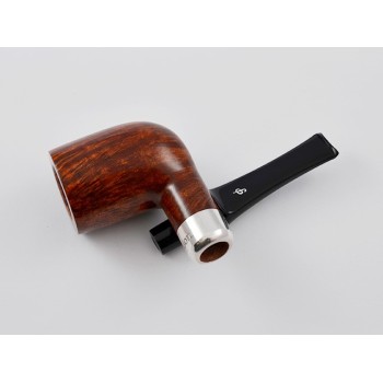 PIPA PETERSON PIPE OF THE YEAR 2014 SMOOTH BILLIARD MEDIUM CHIMNEY - VERA ARMY ARGENTO
