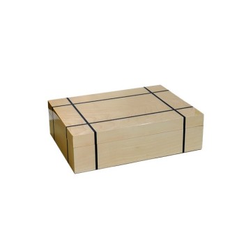 HUMIDOR MASTRO DE PAJA PANNA INSERTI NERI