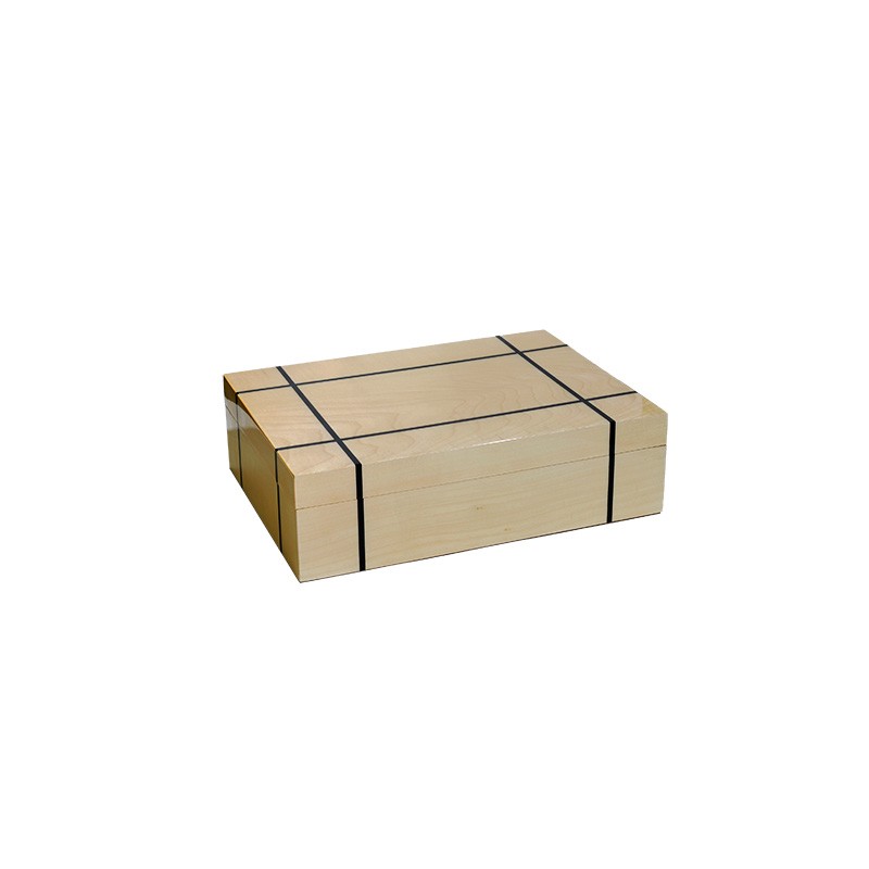 HUMIDOR MASTRO DE PAJA PANNA INSERTI NERI