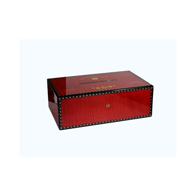 HUMIDOR ELIE BLEU SYCOMORE ONDÉ ROUGE