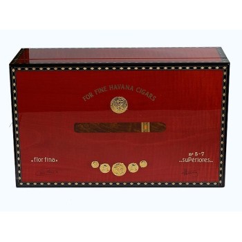 HUMIDOR ELIE BLEU SYCOMORE ONDÉ ROUGE