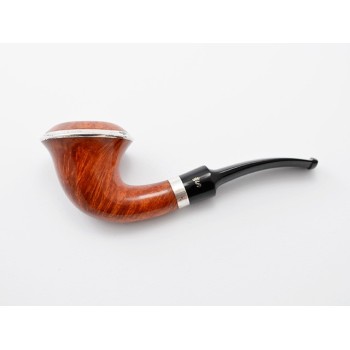 PIPA STANWELL SILVER CAP CALABASH - VERA ARGENTO