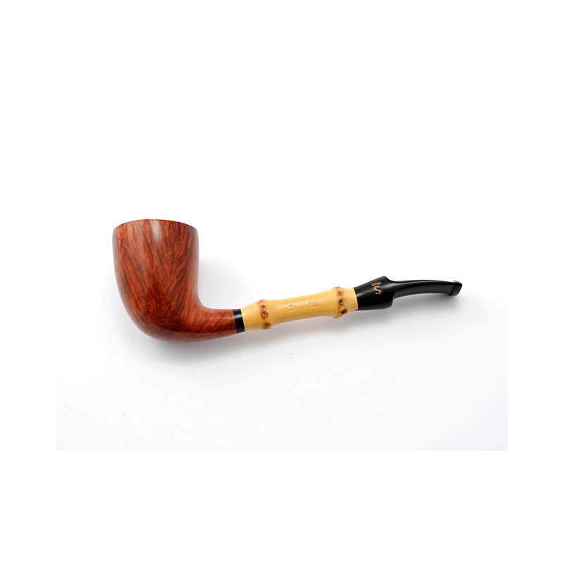 PIPA STANWELL BAMBOO POLISHED 9 BENT DUBLIN