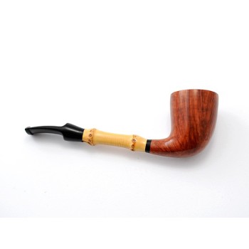 PIPA STANWELL BAMBOO POLISHED 9 BENT DUBLIN