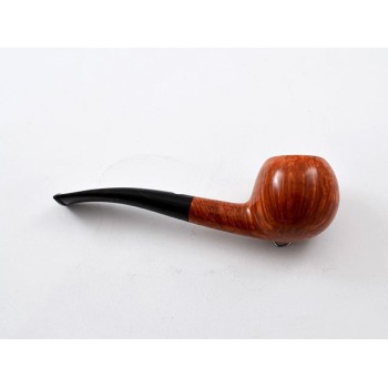 PIPA MASTRO DE PAJA 3B GOOD GRAIN NATURAL FINISH HALF BENT APPLE