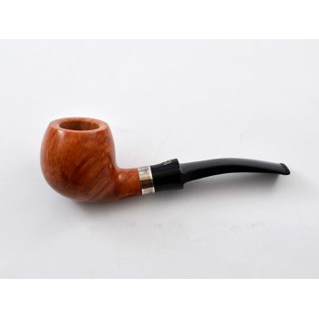 PIPA MASTRO DE PAJA 3B 1 SOLE N EXCELLENT GRAIN NATURAL FINISH HALF BENT APPLE - VERA ARGENTO