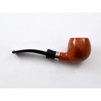 PIPA MASTRO DE PAJA 3B 1 SOLE N EXCELLENT GRAIN NATURAL FINISH HALF BENT APPLE - VERA ARGENTO