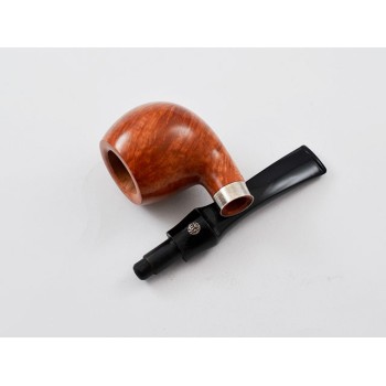 PIPA MASTRO DE PAJA 3B 1 SOLE N EXCELLENT GRAIN NATURAL FINISH HALF BENT APPLE - VERA ARGENTO