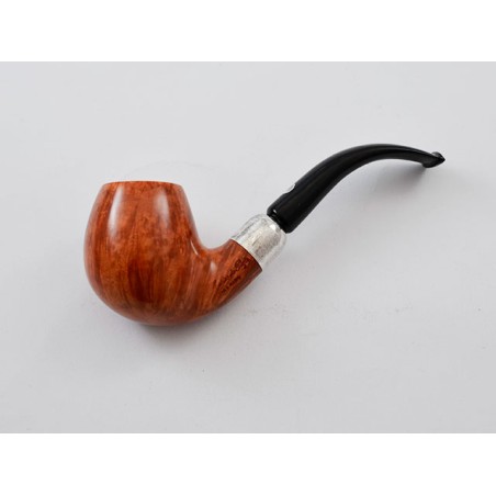 PIPA MASTRO DE PAJA 3B 1 SOLE L EXCELLENT GRAIN NATURAL FINISH BENT APPLE - VERA ARMY ARGENTO