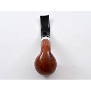 PIPA MASTRO DE PAJA 3B 1 SOLE L EXCELLENT GRAIN NATURAL FINISH BENT BILLIARD - VERA ARGENTO