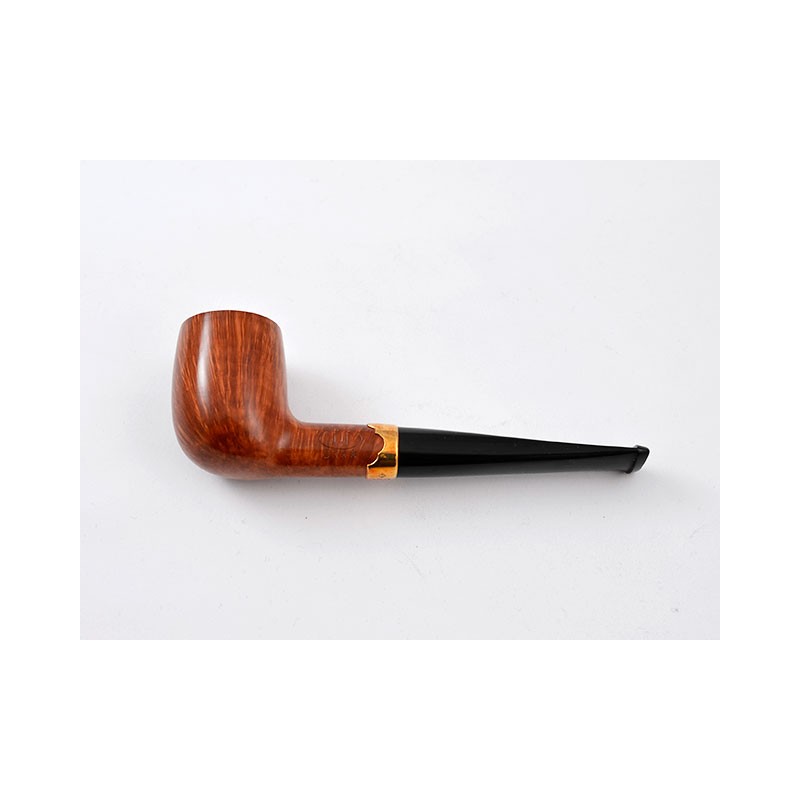 PIPA DUNHILL STRAIGHT GRAIN 2 STELLE BILLIARD - VERA ORO