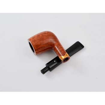 PIPA DUNHILL STRAIGHT GRAIN 2 STELLE BILLIARD - VERA ORO