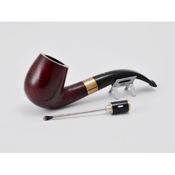 PIPA DUNHILL BRUYERE GRUPPO 4 41022 BENT BILLIARD - VERA ORO