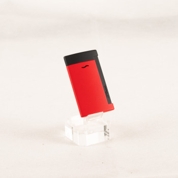 ACCENDINO DUPONT SLIM 7 NERO/ROSSO OPACO