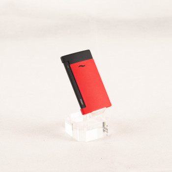 ACCENDINO DUPONT SLIM 7 NERO/ROSSO OPACO