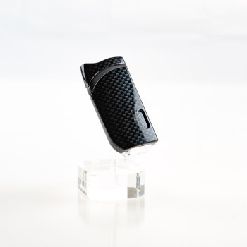 ACCENDINO COLIBRÌ FALCON CARBON FIBER METALLIC NERO