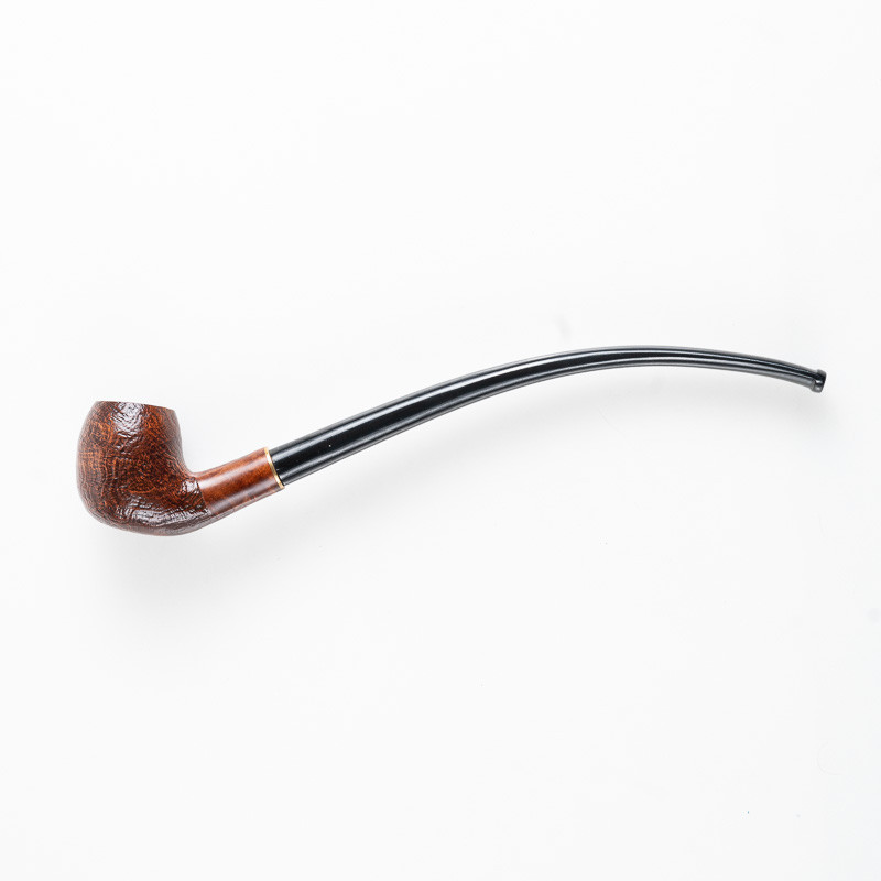 PIPA TALAMONA SABBIATA DOPPIO BOCCHINO rif. 537 CHURCHWARDEN BENT BILLIARD