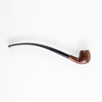 PIPA TALAMONA SABBIATA DOPPIO BOCCHINO rif. 537 CHURCHWARDEN BENT BILLIARD