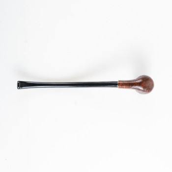 PIPA TALAMONA SABBIATA DOPPIO BOCCHINO rif. 537 CHURCHWARDEN BENT BILLIARD