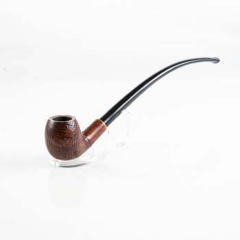 PIPA TALAMONA SABBIATA DOPPIO BOCCHINO rif. 537 CHURCHWARDEN BENT BILLIARD