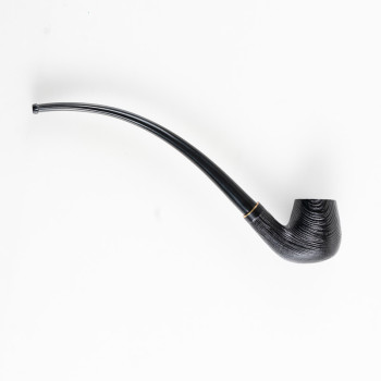 PIPA TALAMONA SABBIATA DOPPIO BOCCHINO rif. 538 CHURCHWARDEN BENT BILLIARD