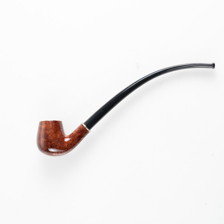 PIPA TALAMONA LISCIA DOPPIO BOCCHINO rif. 540 CHURCHWARDEN BENT BILLIARD