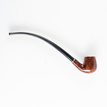 PIPA TALAMONA LISCIA DOPPIO BOCCHINO rif. 540 CHURCHWARDEN BENT BILLIARD